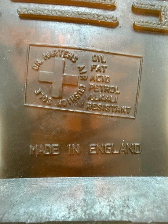 Dr Martens 1490 Made in England Black Leather Boots | UK 5 / US 7 | Vintage - Picture 8 of 11